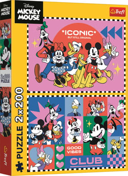Puzzle 200 pièces - Du Temps Avec Des Amis - Disney Standard Characters - Trefl