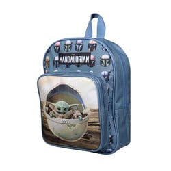 Sac à dos 31 cm avec poche Baby Yoda Star Wars / The Mandalorian Bleu et Beige -  Bagtrotter