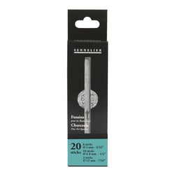 Fusains - Beaux-arts - Dessin - 20 pièces - 4mm, 6/8mm, 12mm - Sennelier