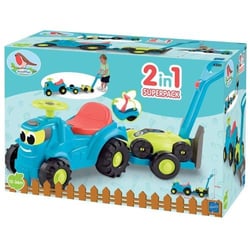 Tracteur porteur avec remorque tondeuse - ECOIFFIER