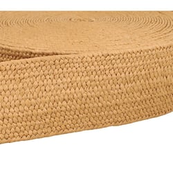 Bobine 15m sangle aspect naturel extensible beige