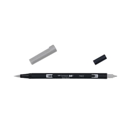 Lot de 6 feutres double pointe pinceau - TOMBOW - N65 gris froid 5 - ABT Dual Brush Pen