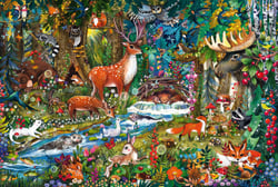 Puzzle 150 pièces - Animaux de la Foret - Schmidt Spiele