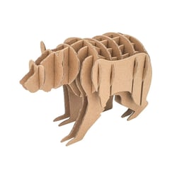 Ours en carton à assembler 13,5 x 8 x 5 cm