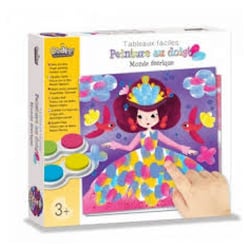 Peinture au doigt feerique - Crealign - Jaune