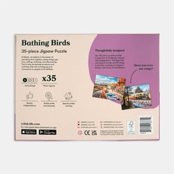Puzzle ergonomique 35pcs - Oiseaux colorés