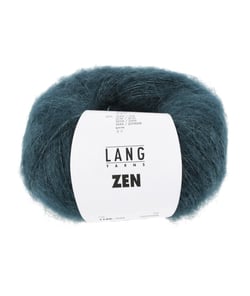 Pelote de Laine, Alpaga et Soie à tricoter ZEN - 25GR - Lang Yarns 0088 Vert