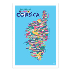 Affiche 30 x 40 cm - Corse - Sté!