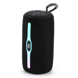 Enceinte Bluetooth Sans Fil Avec Lumières LED Et Appels Mains Libres Noir YONIS