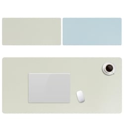 Tapis De Souris Bicolore 90x40cm Imperméable Anti-Rayures Résistant à La Chaleur Bleu Vert YONIS