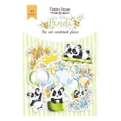 Die cuts formes décoratives scrapbooking Fabrika Décoru 45 pièces MY LITTLE PANDA