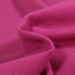 Tissu Drap de manteau uni Rose fuchsia