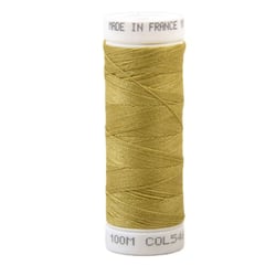 Fil à coudre polyester 100m made in France - jaune automne 546