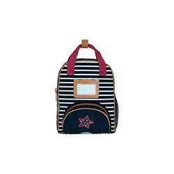 Sac à dos - Tann's - Rayures et liberty - Maternelle - 1 compartiment - Inès XS