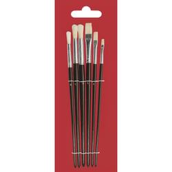 Set de brosses à tableau plate, 6 tailles