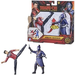 Figurine articulée - Hasbro Marvel - Shang-Chi et la Légende des Dix Anneaux - Pack 2 figurines 15 cm