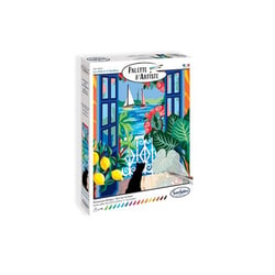 Palette d'artiste - Le chat a la fenetre - Sentosphere