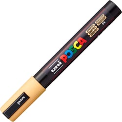 Lot de 6 marqueurs peinture pointe conique moyenne 1,8 - 2,5 mm - POSCA - Blanc