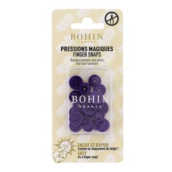 Pressions magiques - Boutons pression sans pince ø 13 mm - Violet