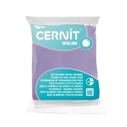 Pâte polymère Semi Opaque à cuire Pâte à modeler pain de 56g CERNIT Opaline LILAS 931