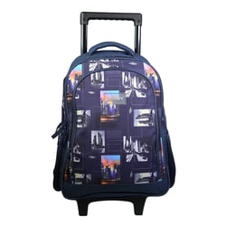 Sac à dos à roulettes Offshore City Ville Bleu BAGTROTTER