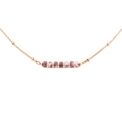 Collier Piana en pierres Tourmaline - Sloya