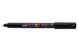 Lot de 6 Marqueurs pointe calibrée extra-fine POSCA PC1MR 0,7mm Noir POSCA