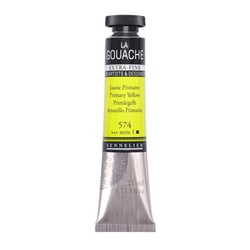 Gouache - Extra-fine - Jaune primaire - 574 - Tube de 21ml - Sennelier