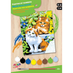 KSG - Tableau peinture au numéro débutant Chats coquins