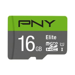 PNY Carte Mémoire MicroSD 100 Mb/s Elite Performance Class 10 16GB Gris