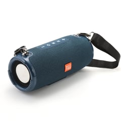 Enceinte Bluetooth Portable Haute Puissance Etanche Avec Support FM et Carte TF Bleu YONIS