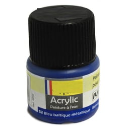 Bleu Baltique Métallique Acrylique 12ml