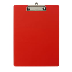 Porte-bloc avec pochette - Format 23x32cm pour A4 - Rouge - x 10 - Exacompta