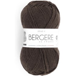 Pelote de laine - Cacao - 50% Laine 50% acrylique - Bergère de France - Idéale 4