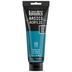 Peinture Acrylique en tube bleu turquoise 250ml - Liquitex Basics