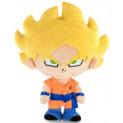 Peluche dragon ball z : son goku super saiyan 26 cm - peluche licence manga - SIMBA