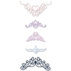 Matrices de découpe - Coins décoratifs - 5 dies Thinlits - Sizzix