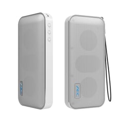 Enceinte Bluetooth Portable Son Stéréo HD Étanche avec Microphone et Support TF Blanc YONIS