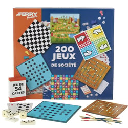 Coffret 200 Jeux de Société Classiques - Edukit - FERRY JOUETS