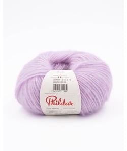 Pelote de laine et Alpaga Phil Vénus - Phildar Lavande Violet