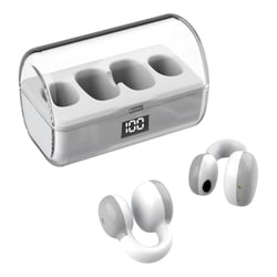 Ecouteurs Bluetooth Conduction Sonore Avec Affichage Digital Etanche Noir Blanc YONIS