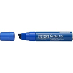 Marqueur - Bleu - Indélébile - Permanent - Pointe biseautée large - Pentel Pen N50XL