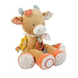 Peluche d'activité Vache Mila 45 cm - Nattou
