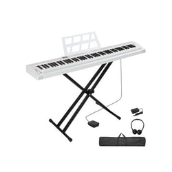 LALAHO - GPP-105 - Piano numérique - 88 touches - Bluetooth MIDI - Blanc