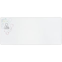 Tapis de Souris XXL - PAD SELENIUM - Anti-dérapant - 90 x 40 x 0,4 cm - Blanc