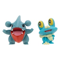 Pokémon - Pack 2 figurines Battle Figure First Partner Set Griknot, Grenousse 5 cm - Jazwares