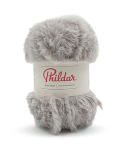Pelote de fourrure à tricoter PHIL INUIT - 100GR - Phildar Perle Gris