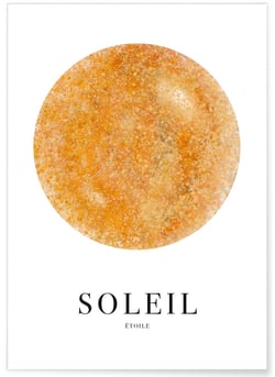 Affiche Soleil | A3 : 29,7x42cm