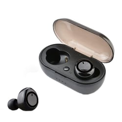 Ecouteurs Bluetooth Sans Fil Touch Haute Qualité Sonore 10m Distance Noir Bleu YONIS