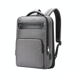 Sac À Dos Ordinateur Étanche Extensible Avec Port USB 15.6 Pouces Gris foncé YONIS